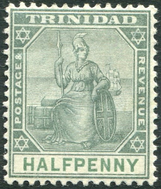 TRINIDAD-1904-09 ½d Grey & Green Sg 133 MOUNTED MINT V33339