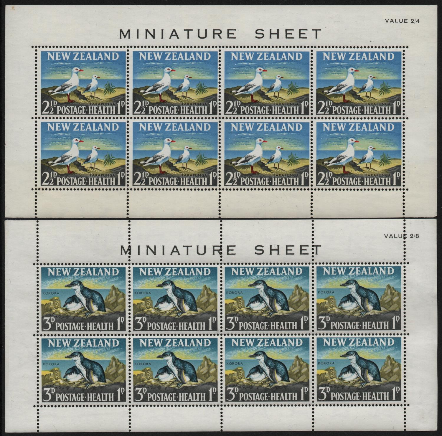 NEW ZEALAND-1964 Health Miniature Sheets Sg MS823b UNMOUNTED MINT V49042