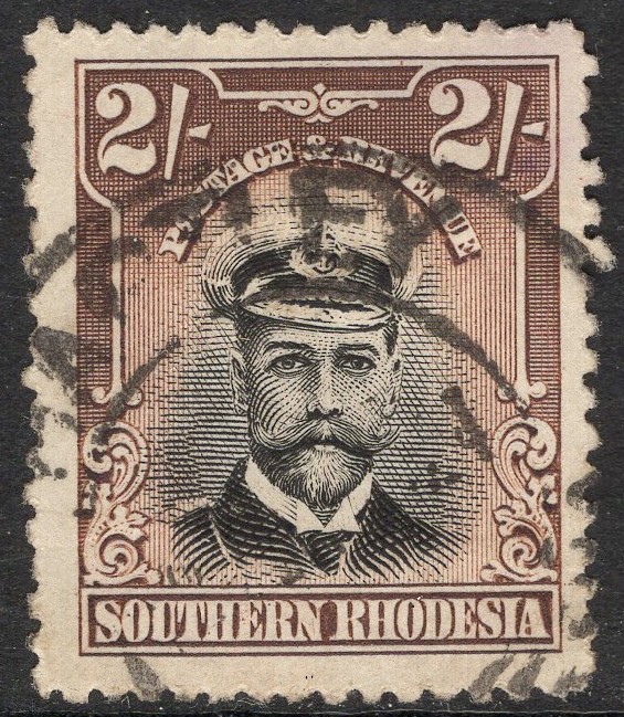 SOUTHERN RHODESIA-1924-29 2/- Black & Brown Sg 12 GOOD USED | Imperium ...