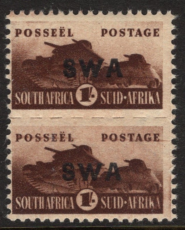 SOUTH WEST AFRICA-1933-44 War Effort 1/- Brown Sg 130 UNMOUNTED MINT