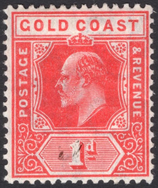 GOLD COAST-1907 1d Red Sg 60 MOUNTED MINT | Imperium Stamps Ltd