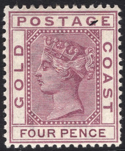 GOLD COAST-1885 4d Deep Mauve Sg 16 LIGHTLY MOUNTED MINT | Imperium ...