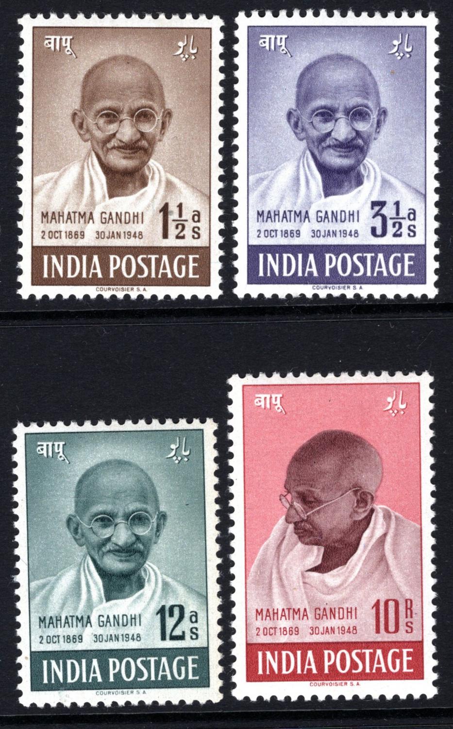 INDIA-1948 Gandhi Set