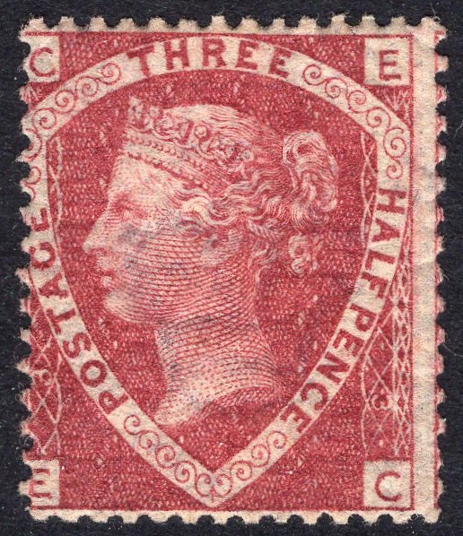GB-Sg 52 1½d Lake Red Plate 3