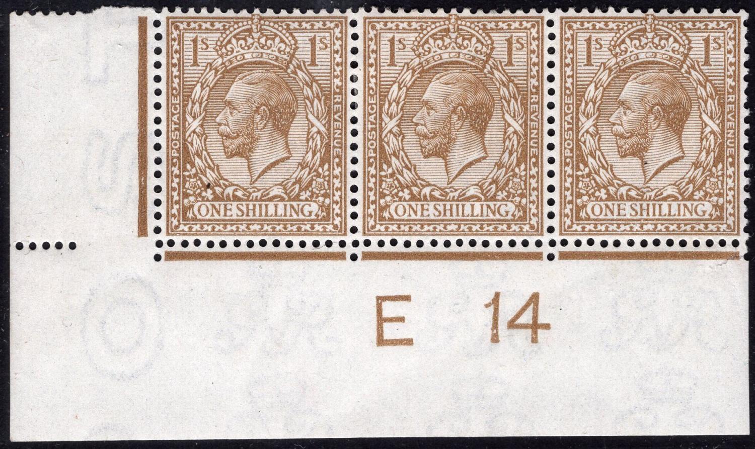 GB-Sg 395 1/- Bistre Brown