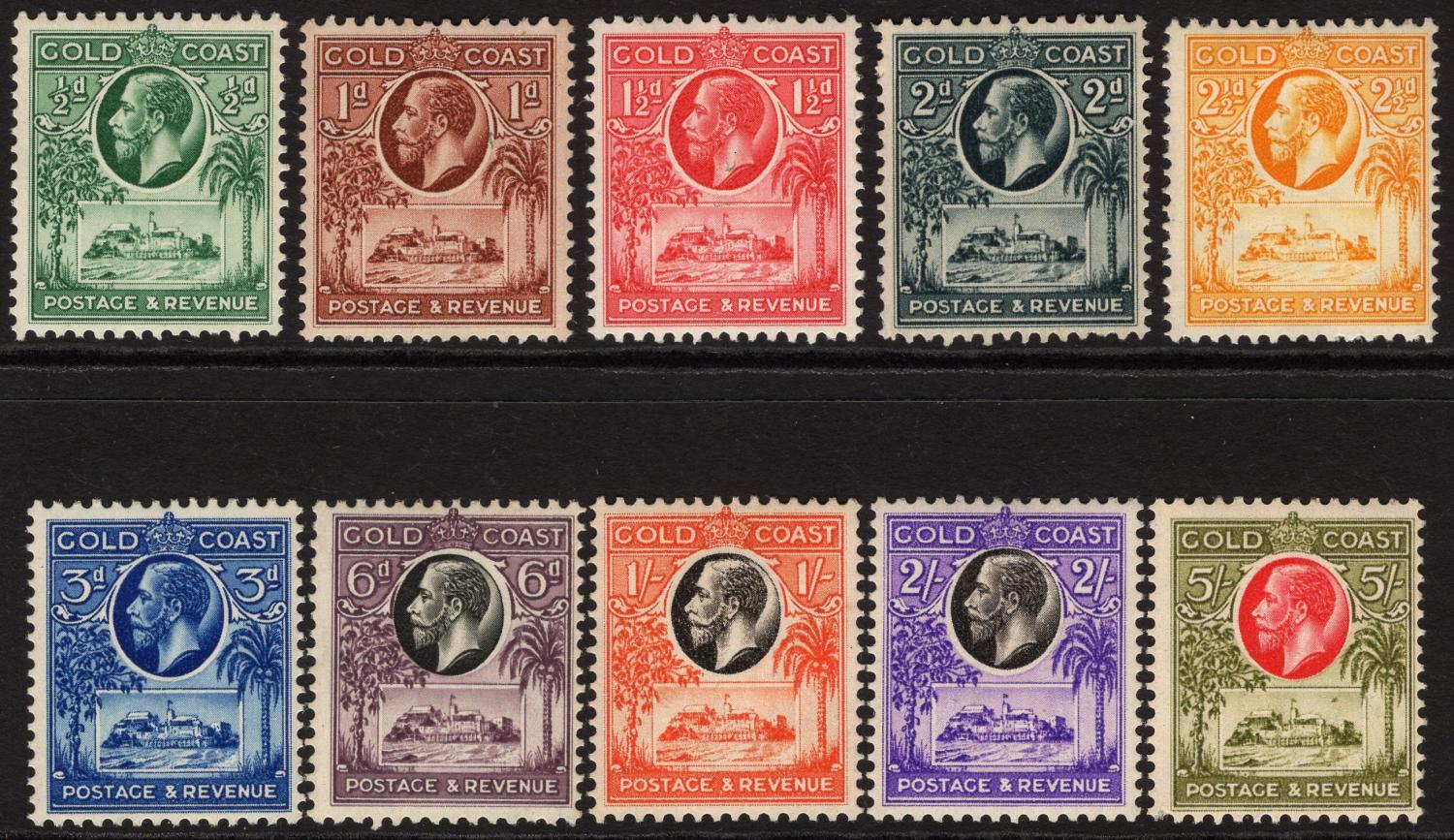 GOLD COAST-1928 Set to 5/- Sg 103-112 LIGHTLY MOUNTED MINT | Imperium ...