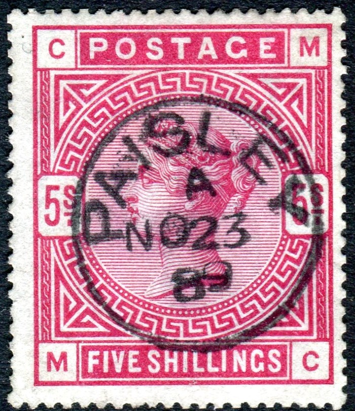 GB-Sg 181 5/- Crimson