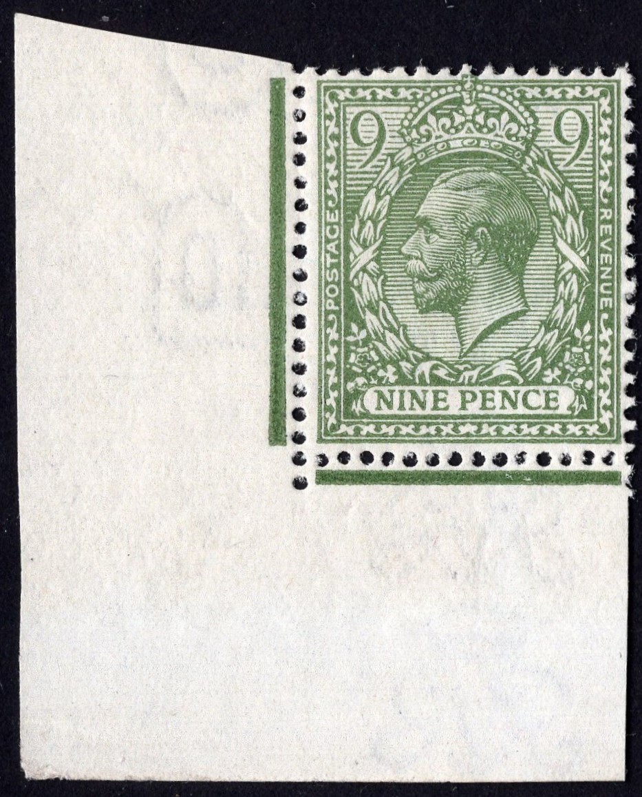 GB-Sg 393a 9d Olive Green