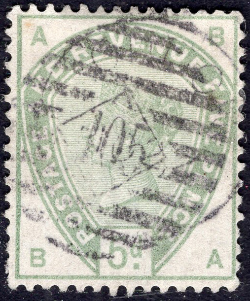 GB-Sg 193 5d Green GOOD USED
