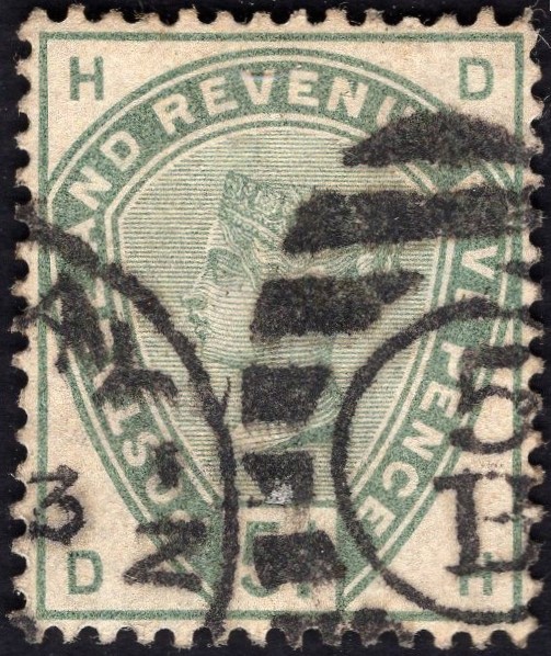 GB-Sg 193 5d Green FINE USED